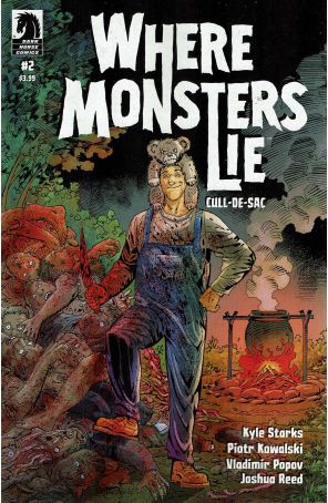 Where Monsters Lie: Cull-De-Sac 2A published by Dark Horse with cover art by Piotr Kowalski
