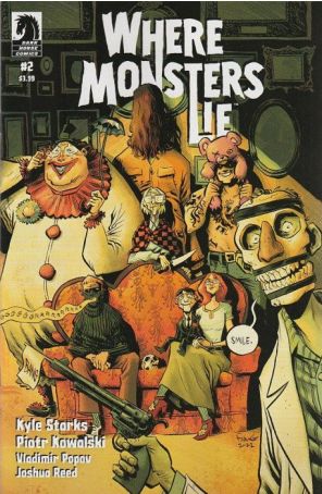 Where Monsters Lie 2A published by Dark Horse with cover art by Fábio Moon