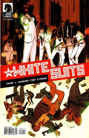 The White Suits 1 published by Dark Horse with cover art by Toby Cypress