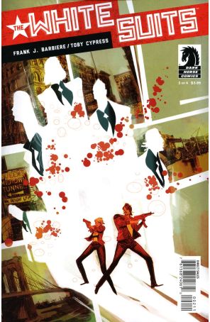 The White Suits 2 published by Dark Horse with cover art by Toby Cypress