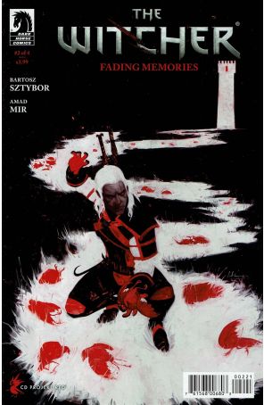 Witcher: Fading Memories 2B published by Dark Horse with cover art by Jeremy Wilson