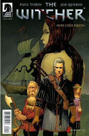 Witcher: Fox Children 1 published by Dark Horse with cover art by Joe Querio