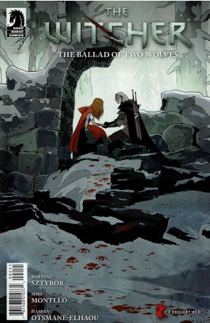 Witcher: The Ballad of Two Wolves 2A published by Dark Horse with cover art by Miki Montllo