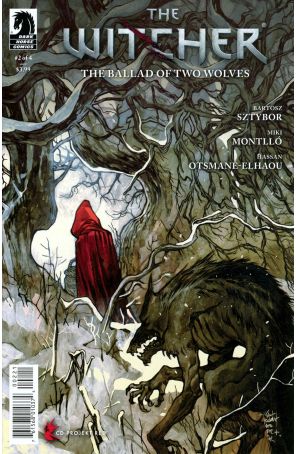 Witcher: The Ballad of Two Wolves 2B published by Dark Horse with cover art by Jakub Rebelka
