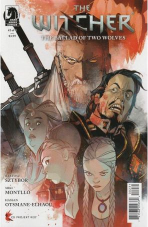 Witcher: The Ballad of Two Wolves 2C published by Dark Horse with cover art by Otto Schmidt