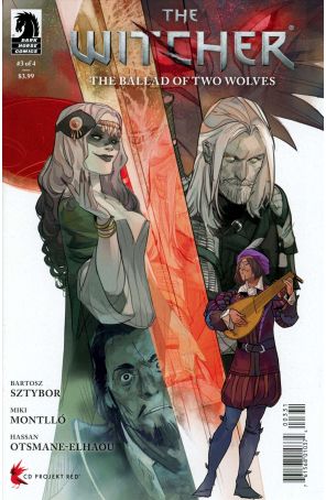 Witcher: The Ballad of Two Wolves 3C published by Dark Horse with cover art by Otto Schmidt