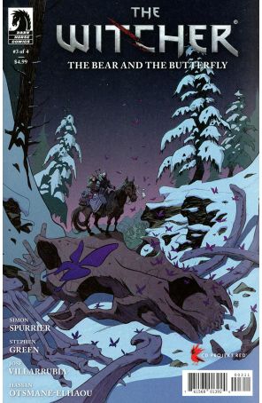 Witcher: The Bear and the Butterfly 3 published by Dark Horse with cover art by Stephen Green
