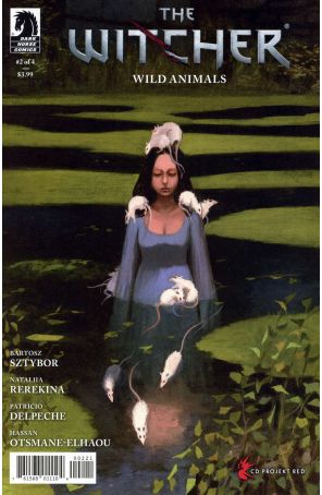 Witcher: Wild Animals 2B published by Dark Horse with cover art by Manuele Fior