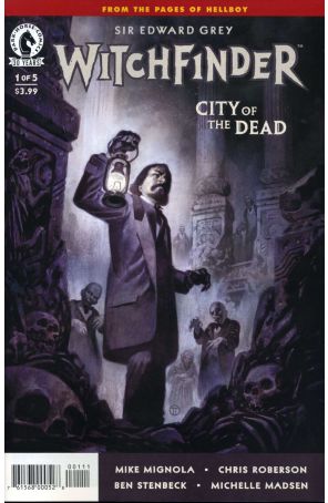 Witchfinder: City of the Dead 1 published by Dark Horse with cover art by Julian Totino Tedesco