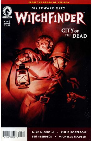 Witchfinder: City of the Dead 4 published by Dark Horse with cover art by Julian Totino Tedesco