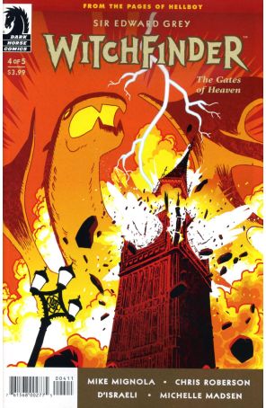 Witchfinder: The Gates of Heaven 4 published by Dark Horse with cover art by D’Israeli
