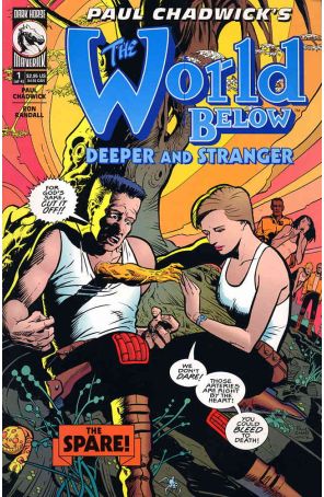 World Below: Deeper and Stranger 1 published by Dark Horse with cover art by Paul Chadwick