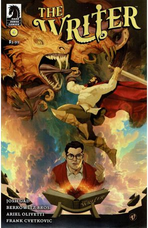 The Writer 4 published by Dark Horse with cover art by Francesco Francavilla