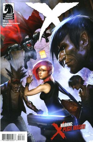 X (2nd Series) 3 published by Dark Horse with cover art by Dave Wilkins