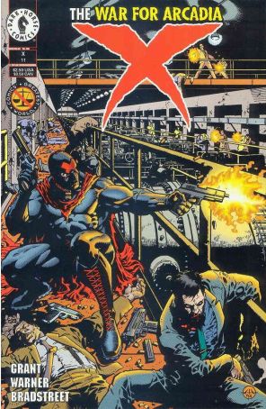 X 11 published by Dark Horse with cover art by Chris Warner
