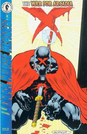 X 13 published by Dark Horse with cover art by Javier Saltares