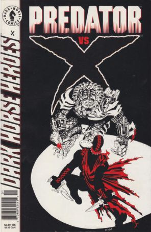 X 18 (Newsstand) published by Dark Horse with cover art by Frank Miller