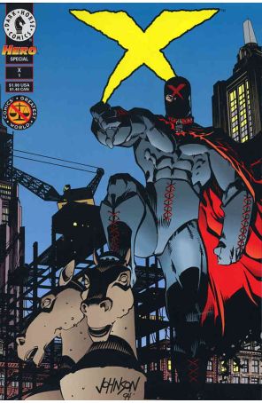 X Hero 1 published by Dark Horse with cover art by Dave Johnson