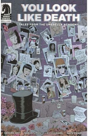 You Look Like Death: Tales From the Umbrella Academy 2C published by Dark Horse with cover art by Jodie Bellaire
