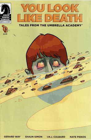 You Look Like Death: Tales From the Umbrella Academy 3A published by Dark Horse with cover art by Gabriel Ba