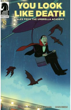 You Look Like Death: Tales From the Umbrella Academy 3B published by Dark Horse with cover art by I.N.J. Culbard
