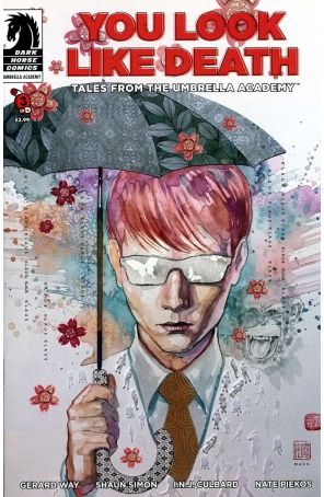 You Look Like Death: Tales From the Umbrella Academy 3C published by Dark Horse with cover art by David Mack