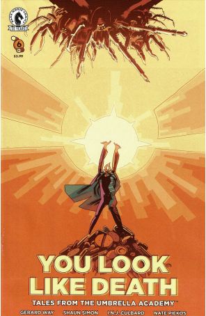 You Look Like Death: Tales From the Umbrella Academy 6A published by Dark Horse with cover art by Gabriel Ba