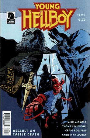 Young Hellboy: Assault on Castle Death 1 published by Dark Horse with cover art by Matt Smith