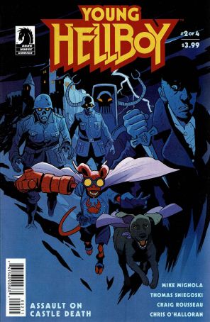 Young Hellboy: Assault on Castle Death 2 published by Dark Horse with cover art by Matt Smith