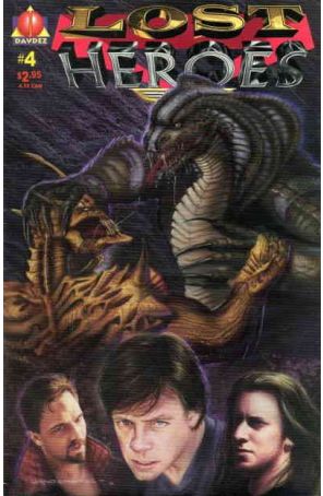 Lost Heroes 4 published by Davdez with cover art by Rob Prior and Jerry Vanderstelt