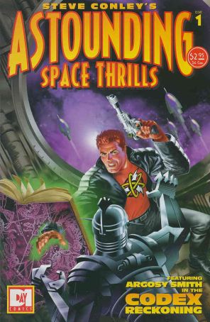 Astounding Space Thrills 1 published by Day One with cover art by Jim Steranko and Steve Conley