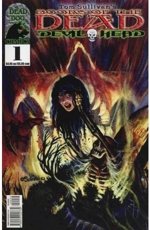 Books of the Dead: Devil Head (Tom Sullivan's) 1B published by Dead Dog with cover art by Tom Sullivan
