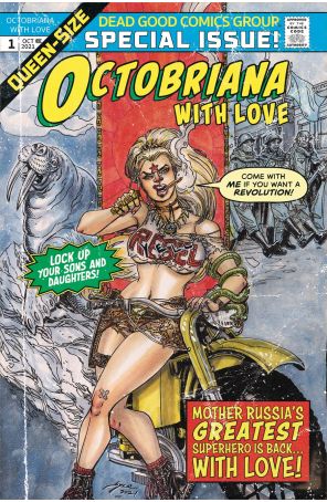 Octobriana With Love 1A published by Dead Good with cover art by Joyce Chin