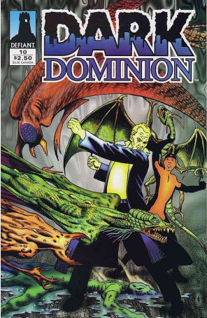 Dark Dominion 10 published by Defiant with cover art by John Ridgway