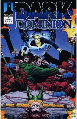 Dark Dominion 4 published by Defiant with cover art by Charlie Adlard