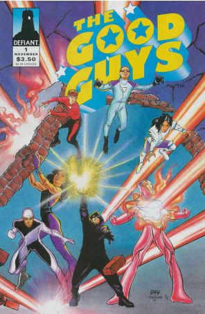 The Good Guys 1 published by Defiant with cover art by Grey