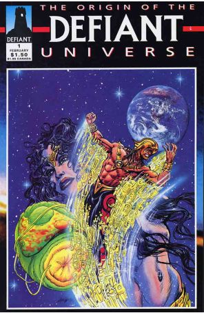 The Origin of the Defiant Universe 1 published by Defiant with cover art by Alan Weiss