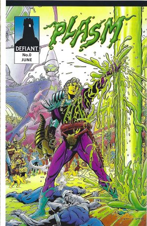 Plasm 0B published by Defiant with cover art by David Lapham