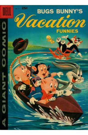 Bugs Bunny's Vacation Funnies 9 published by Dell