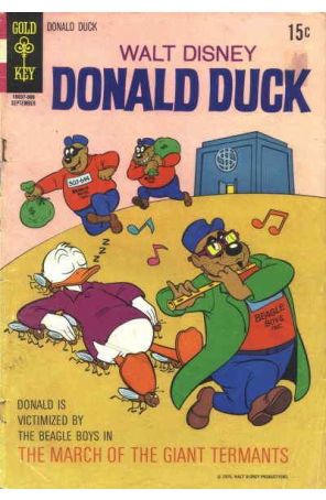Donald Duck (Walt Disney's) 133 published by Gold Key