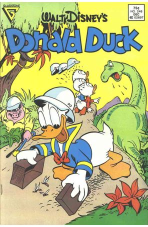 Donald Duck (Walt Disney's) 248 published by Gladstone with cover art by Daan Jippes