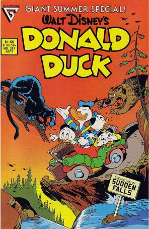 Donald Duck (Walt Disney's) 257 published by Gladstone with cover art by Daan Jippes