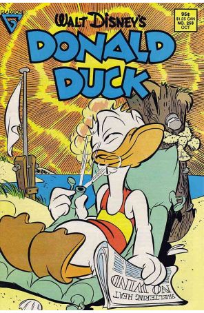 Donald Duck (Walt Disney's) 258 published by Gladstone with cover art by Daan Jippes
