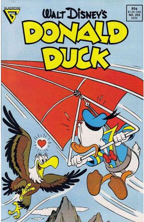 Donald Duck (Walt Disney's) 259 published by Gladstone with cover art by Daniel Branca