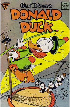 Donald Duck (Walt Disney's) 261 published by Gladstone with cover art by Daan Jippes