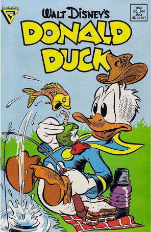 Donald Duck (Walt Disney's) 264 published by Gladstone with cover art by Daan Jippes