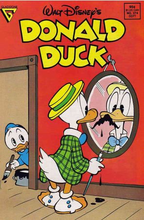 Donald Duck (Walt Disney's) 274 published by Gladstone with cover art by William Van Horn