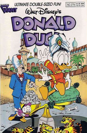 Donald Duck (Walt Disney's) 279 published by Gladstone with cover art by Don Rosa