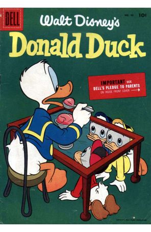 Donald Duck (Walt Disney's) 43 published by Dell