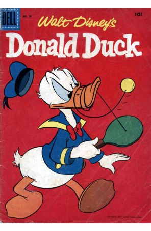 Donald Duck (Walt Disney's) 50 published by Dell with cover art by Tony Strobl